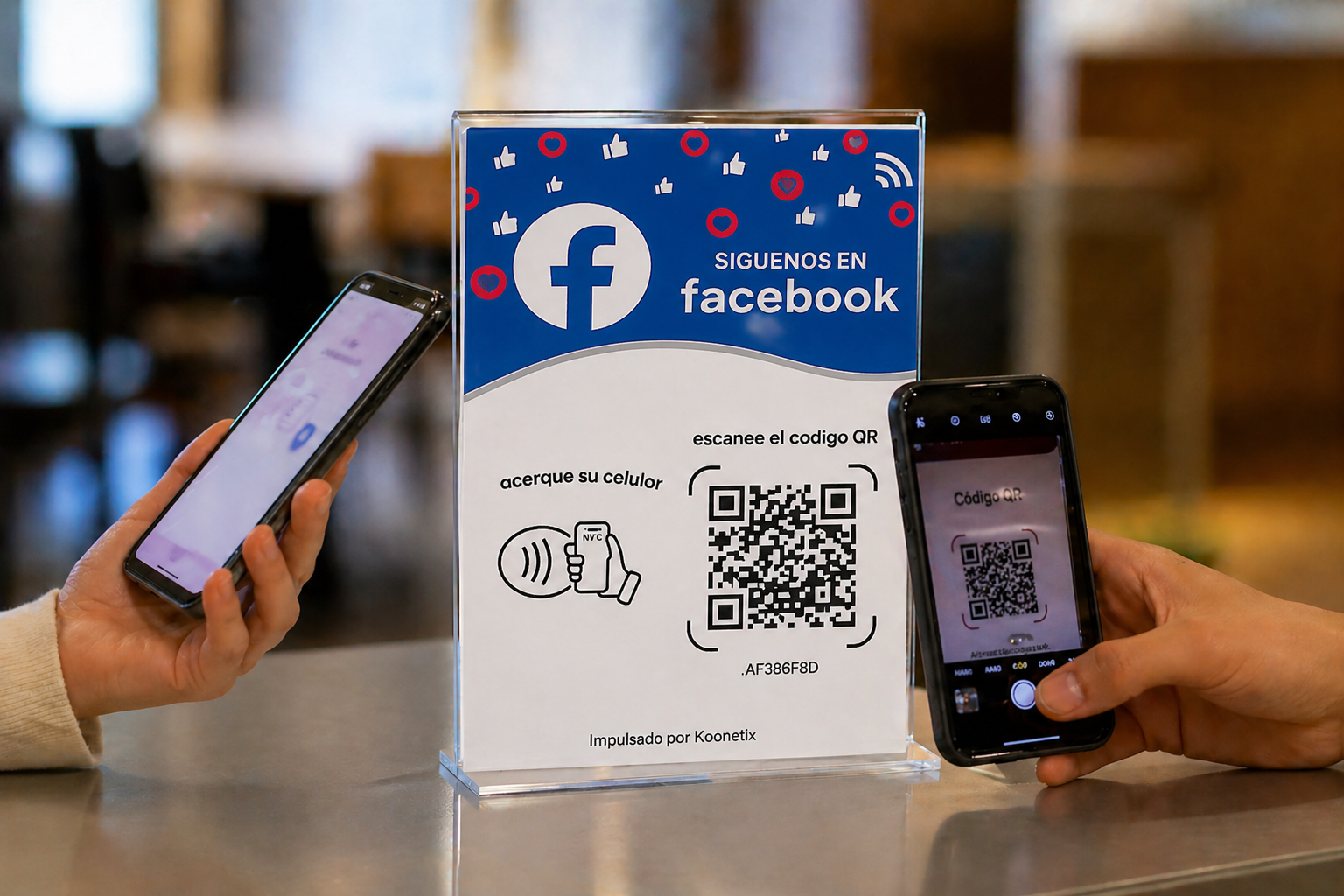 Cartel QR/Nfc Facebook Básico - Image 4