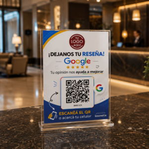 Cartel QR/NFC Google Reviews Premium